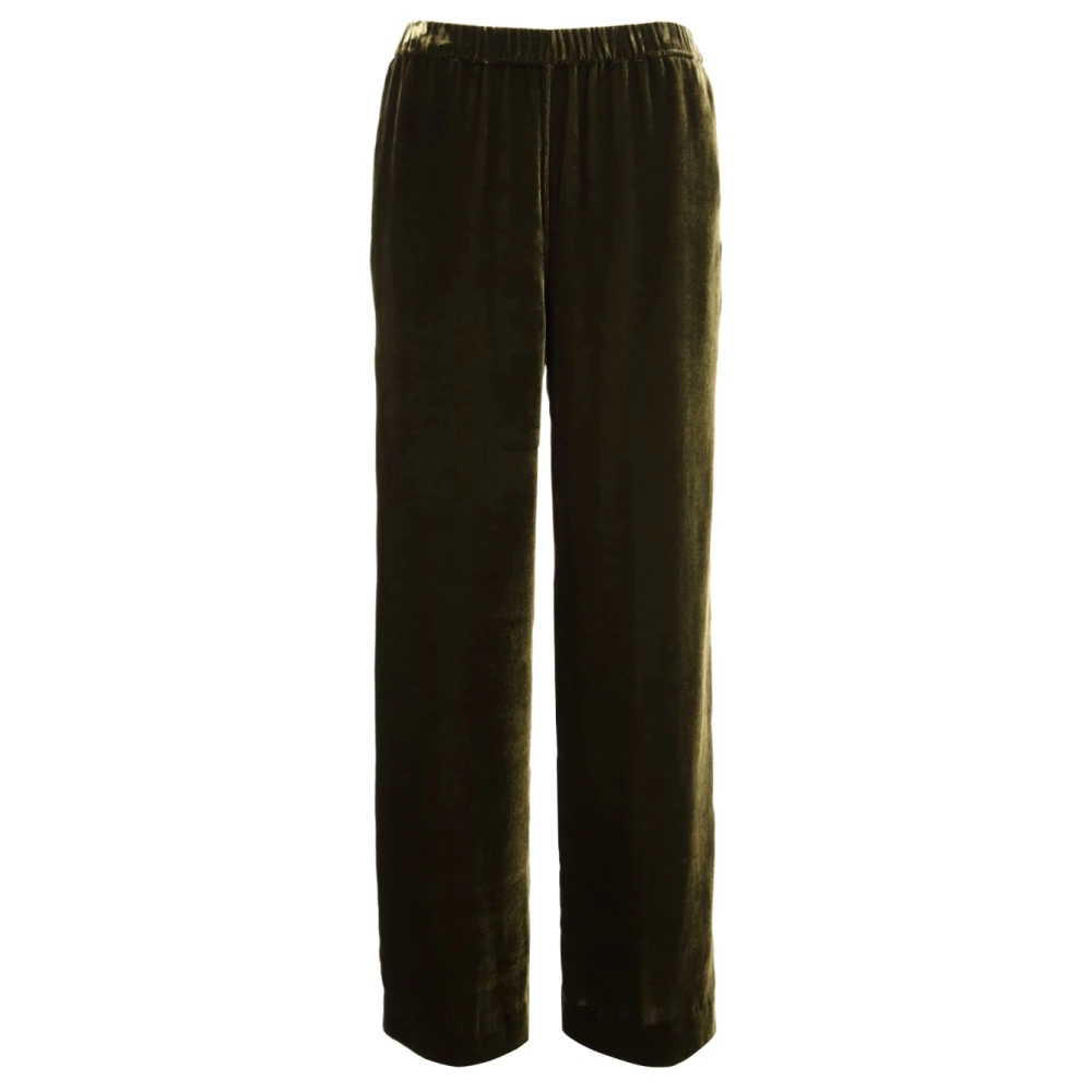 Aspesi Military Stijl Wijde Broek Green Dames
