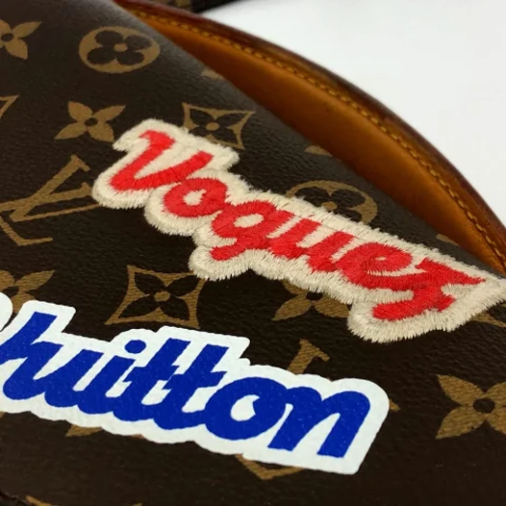 Louis Vuitton Vintage Pre-owned Cotton louis-vuitton-bags Brown Dames