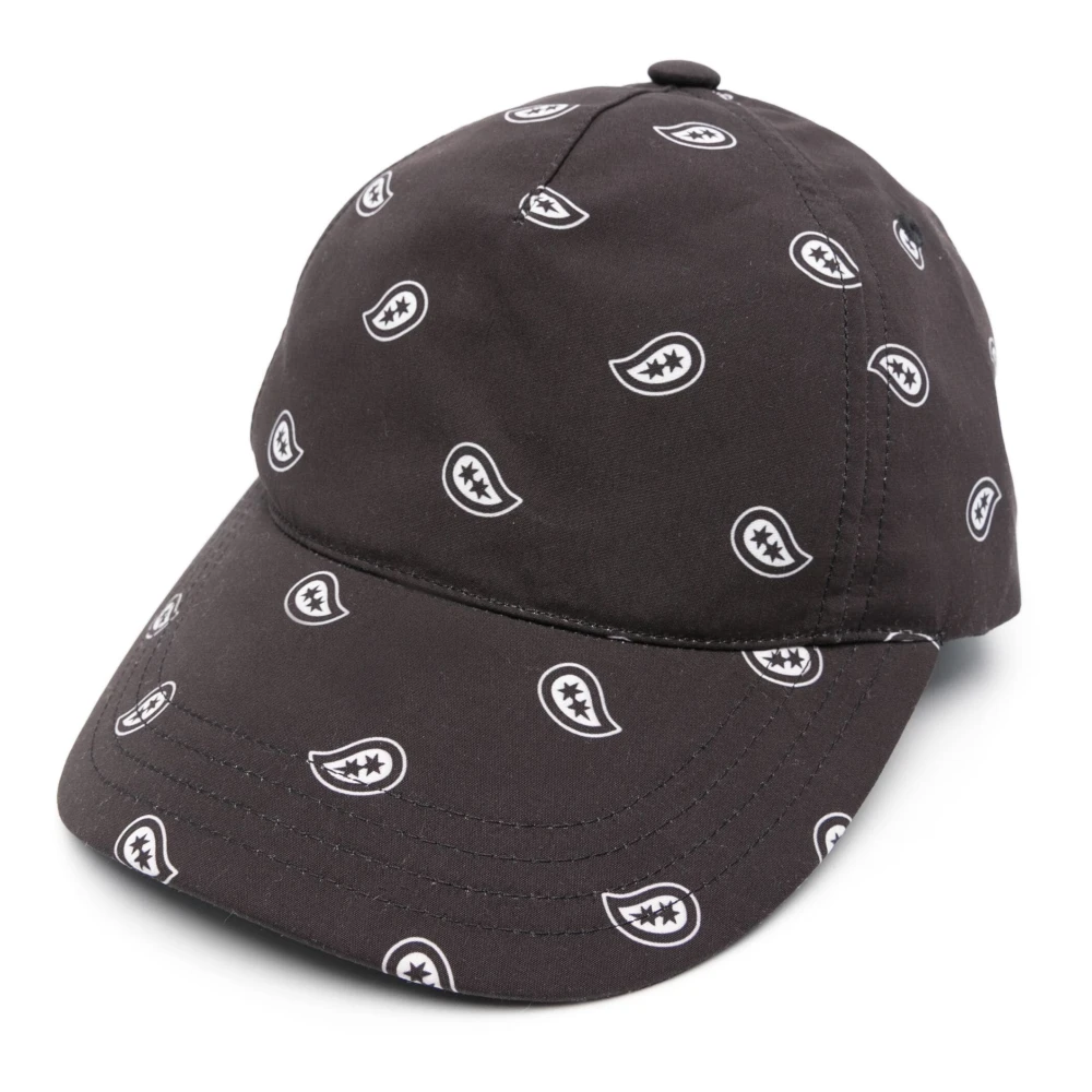 A.p.c. Bandana Print Eden Cap Zwart Black Heren