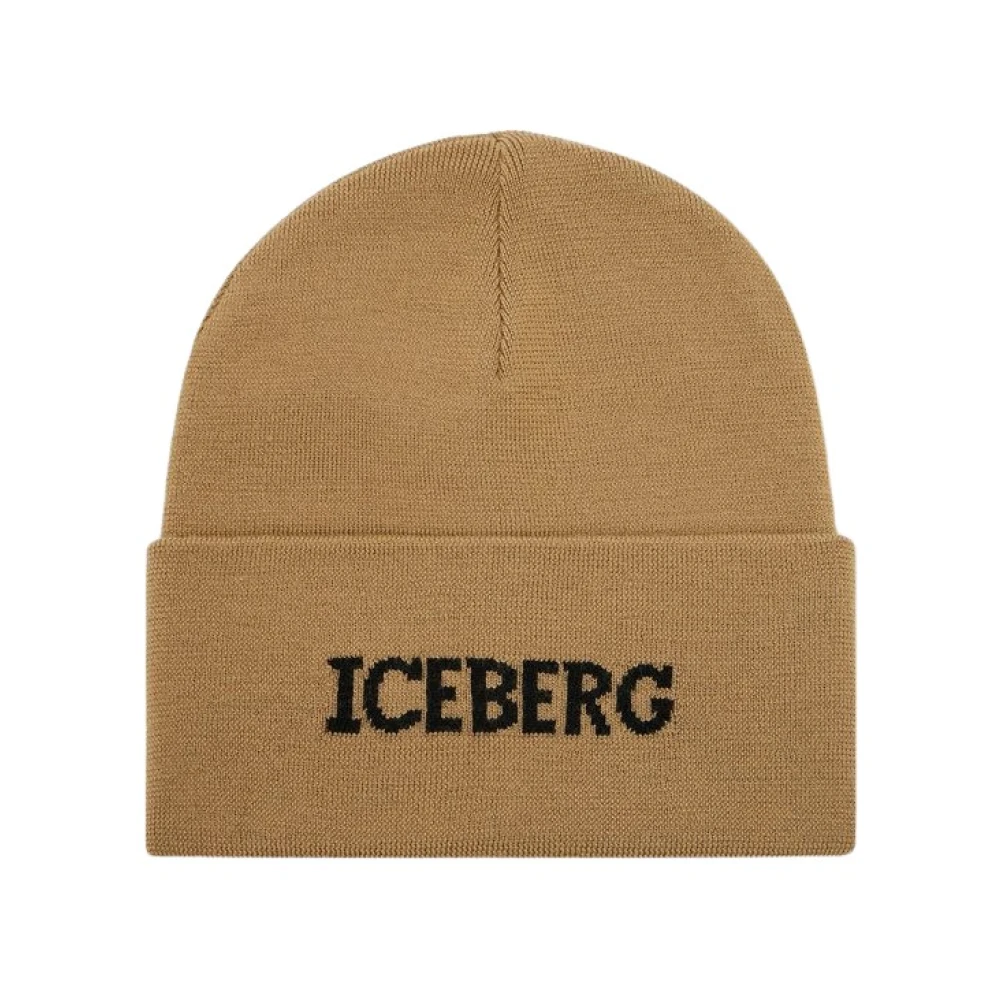 Iceberg Gebreide muts Beige Heren