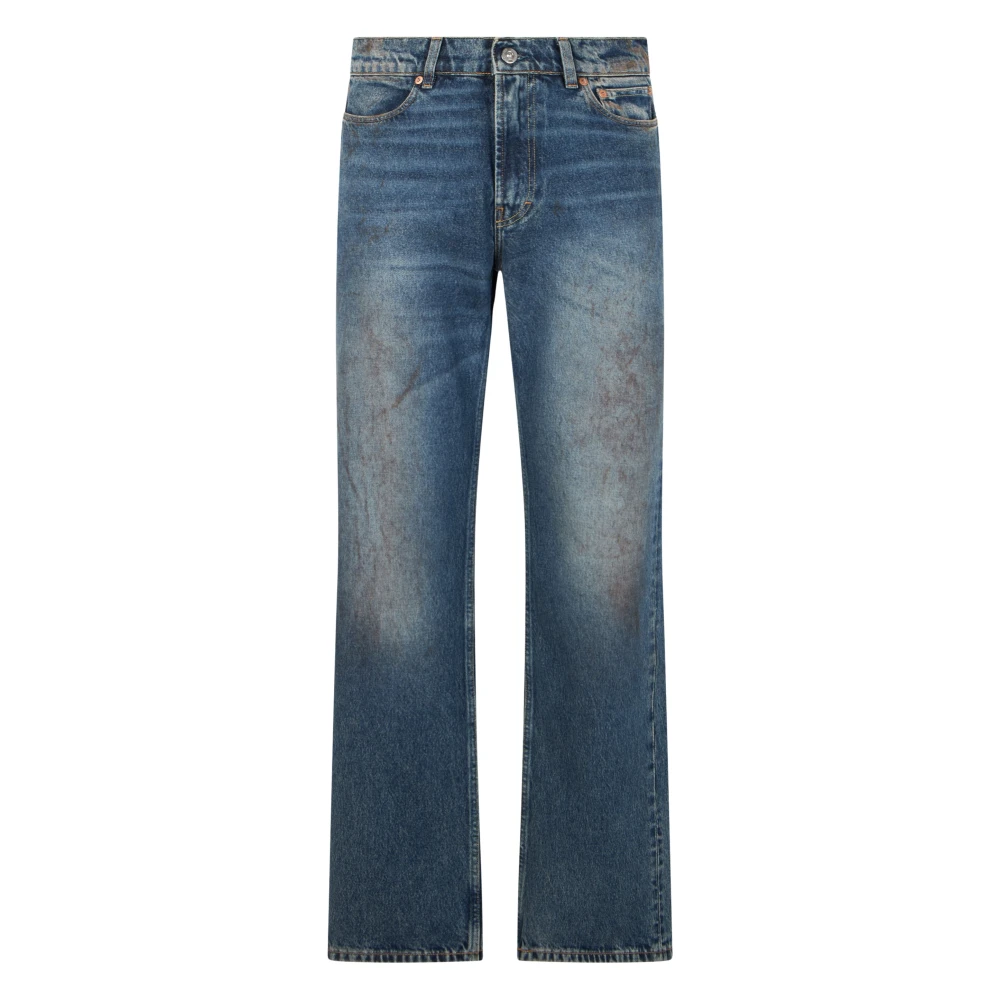 Our Legacy Men's Light Blue Carlson Cut Jeans In Faded Denim - Image 3