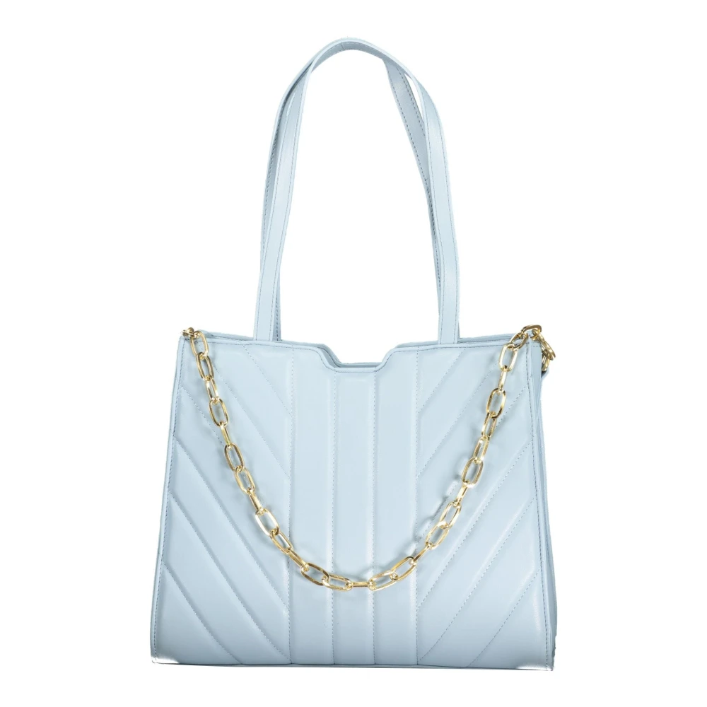 Valentino by Mario Valentino Blauwe Schoudertas met Kettinghandvat Blue Dames