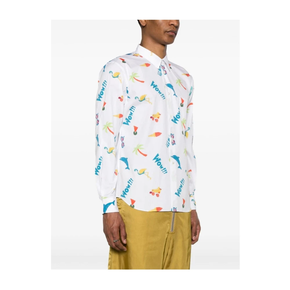 Comme des Garçons Gedrukt Overhemd Multicolor Heren