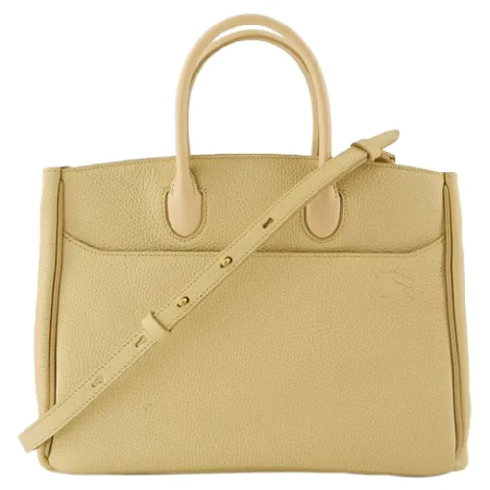 Burberry Leather totes Beige Dames