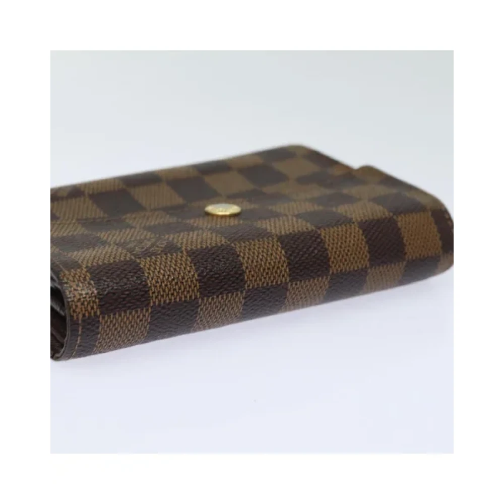 Louis Vuitton Vintage Pre-owned Canvas wallets Brown Dames