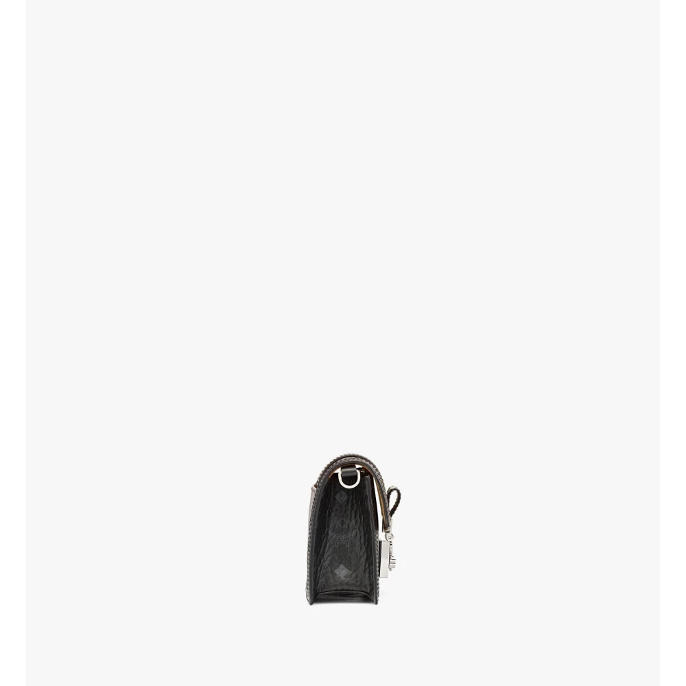 MCM Schoudertas Tracy in Visetos Black Dames