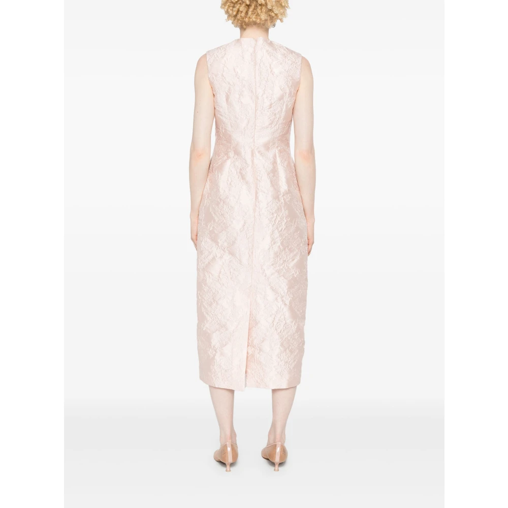 Simone Rocha Mouwloze Bloemenjurk Pink Dames