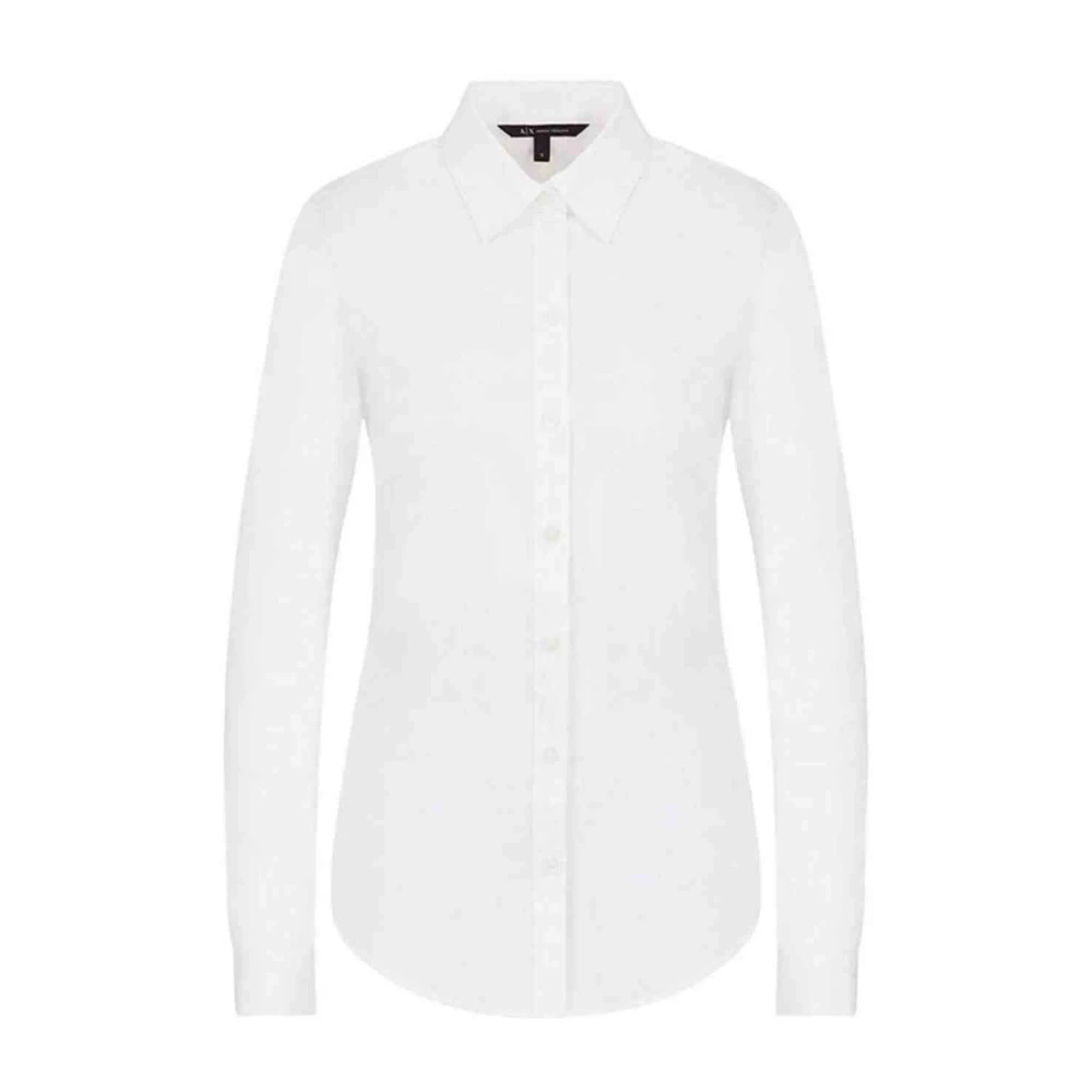 Armani Exchange Vit Skjorta White, Dam