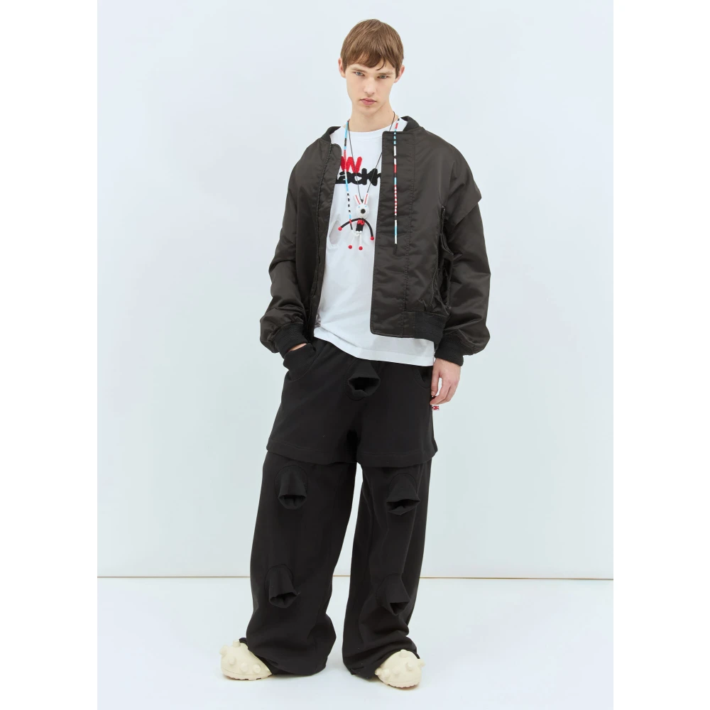Walter Van Beirendonck Kosmisch Katoenen T-shirt met Grafische Print White Heren