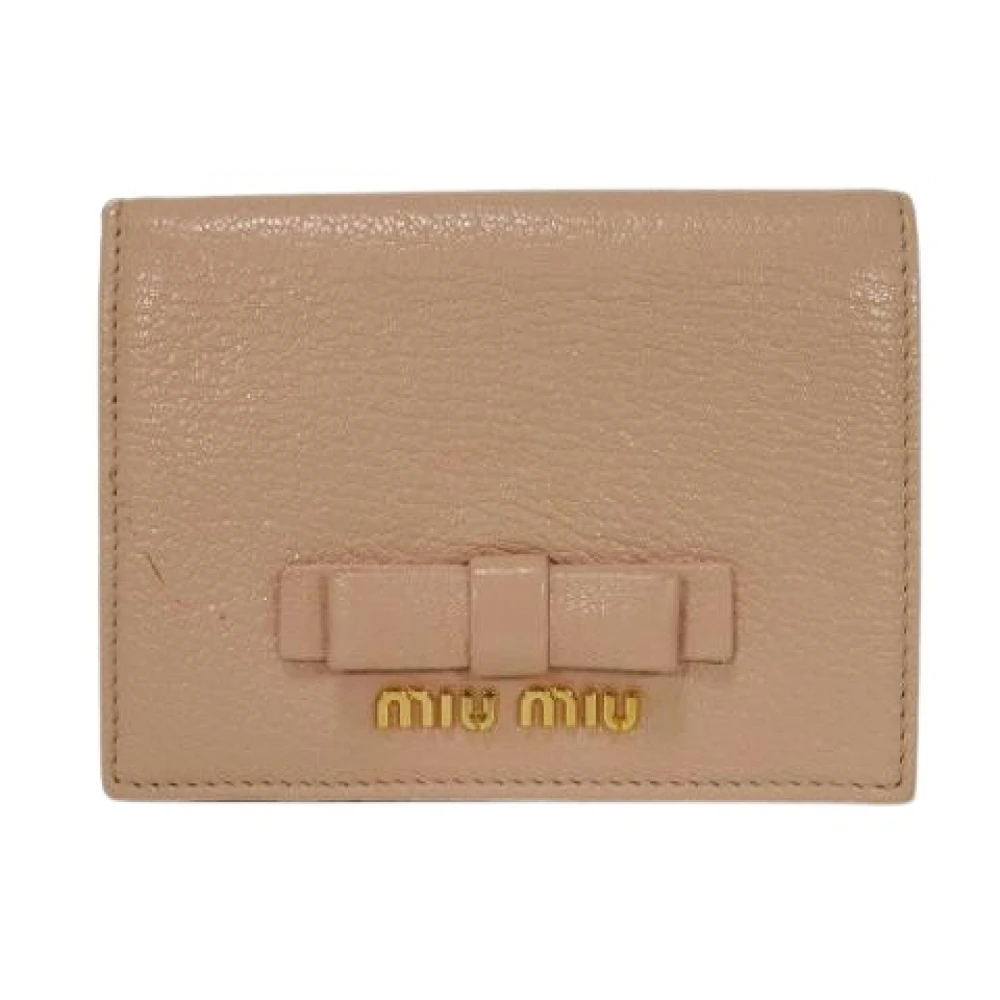 Pre-owned > Pre-owned Accessories > Pre-owned Wallets - - Miu Miu Pre-owned - Modalova