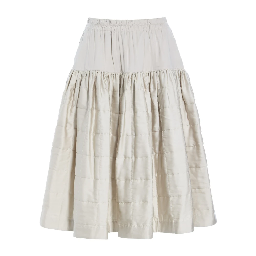 Bitte Kai Rand Quilt Rok Ivoor Elegant Feestelijk Stijl Beige Dames