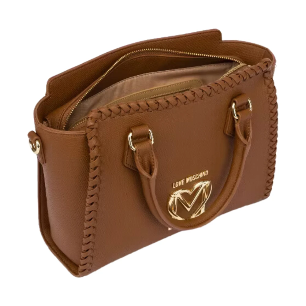 Love Moschino Stijlvolle kameel handtas van Jc4126Pp1Mlj0201 Brown Dames