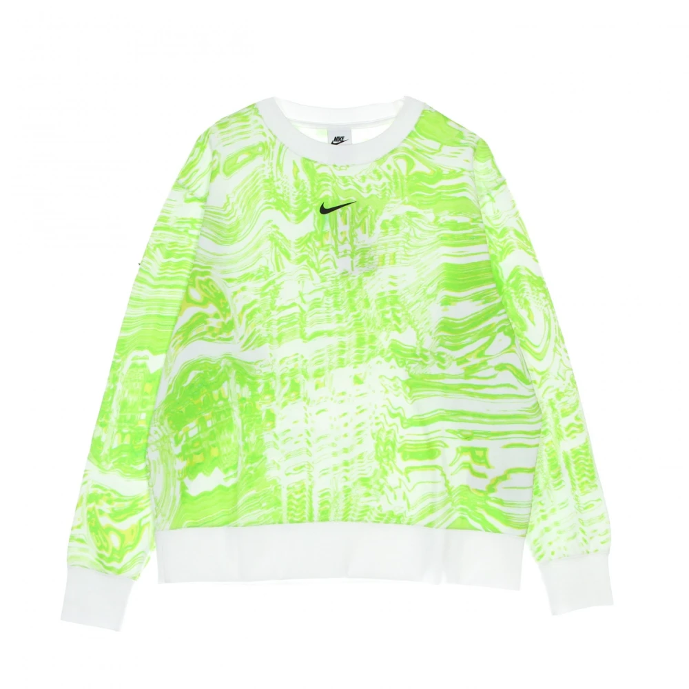 Nike Gevulde Sweatshirt met Print Green Dames