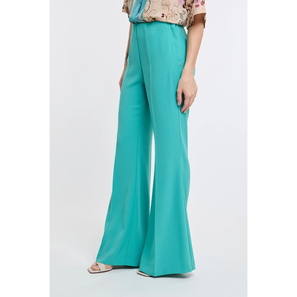 Ottod'Ame Wide Trousers Blue Dames