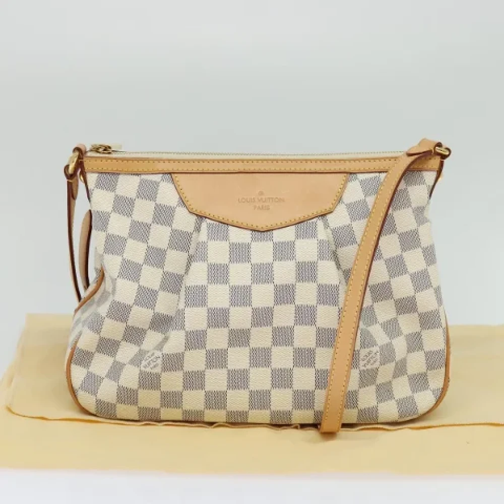 Louis Vuitton Vintage Pre-owned Canvas louis-vuitton-bags White Dames
