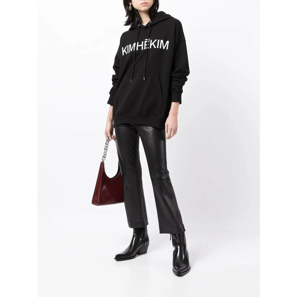 Kimhekim Zwarte Gebreide Trui Black Dames