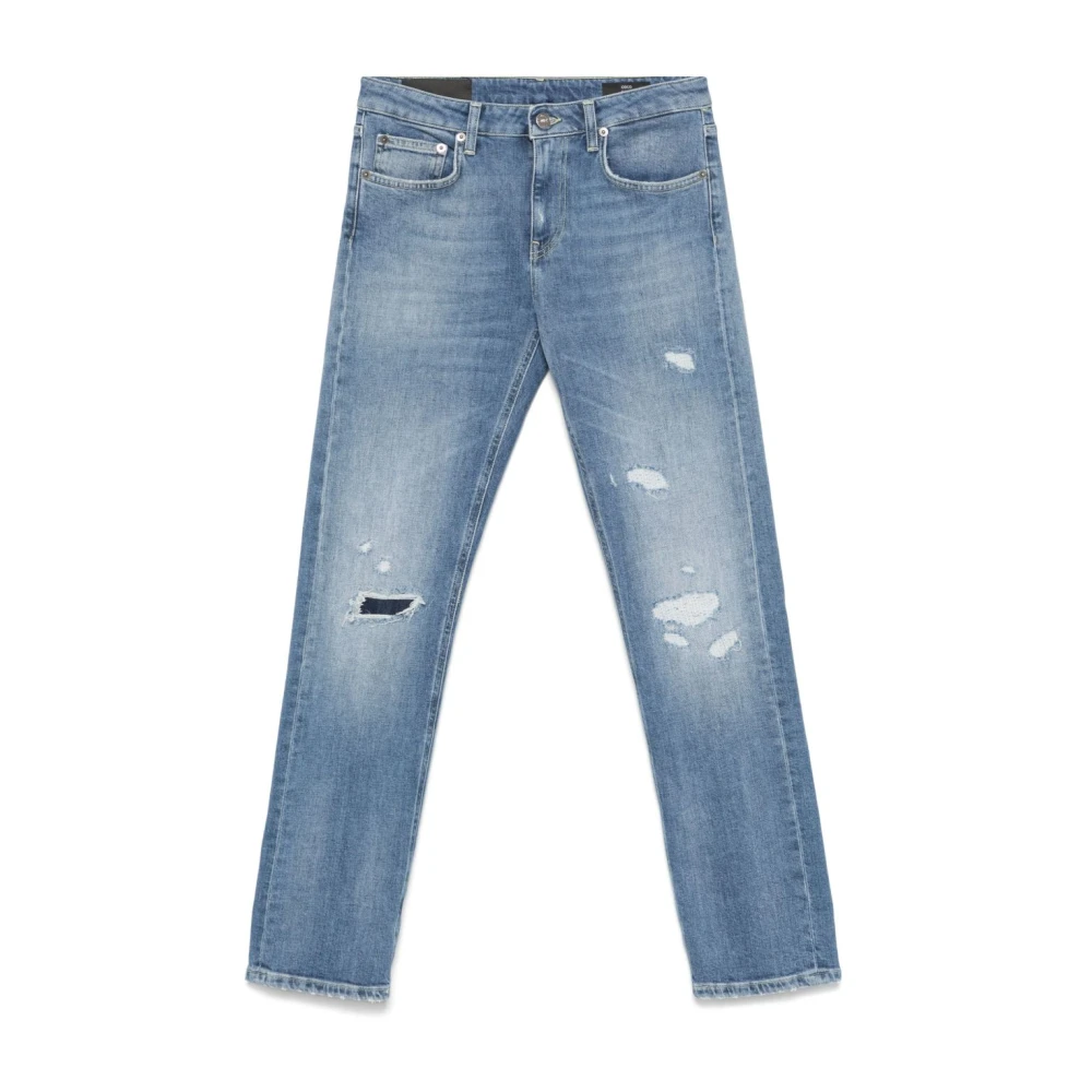 Dondup Blauwe Denim Jeans Blue Dames