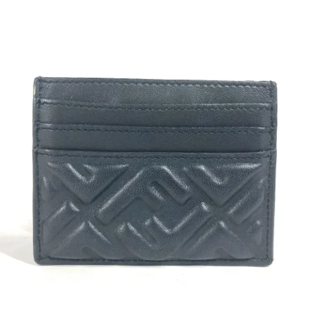 Fendi Vintage Pre-owned Leather home-office Black Dames