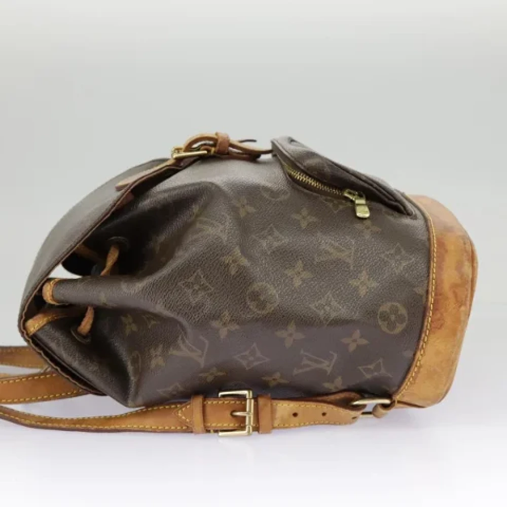 Louis Vuitton Vintage Pre-owned Canvas backpacks Brown Dames