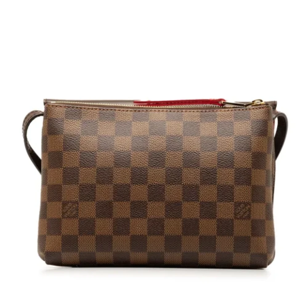 Louis Vuitton Vintage Pre-owned Plastic shoulder-bags Brown Dames