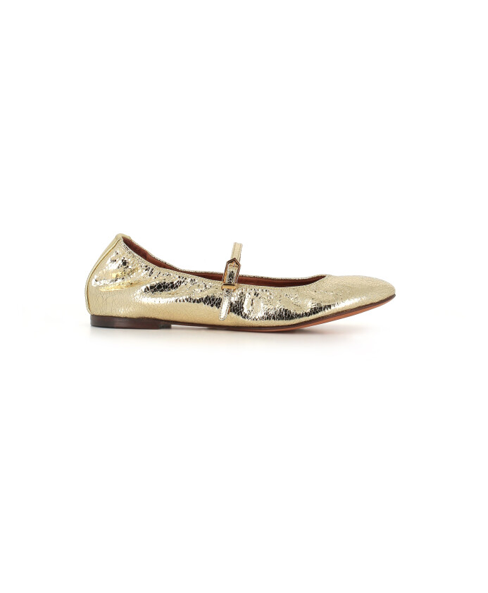 ballerines-en-cuir-dore