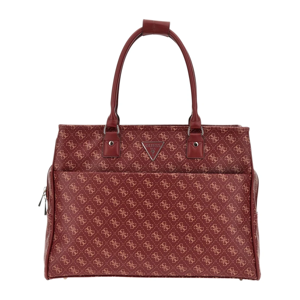 Guess Women's Red Shopping Bags, One Size, Jesco Tote