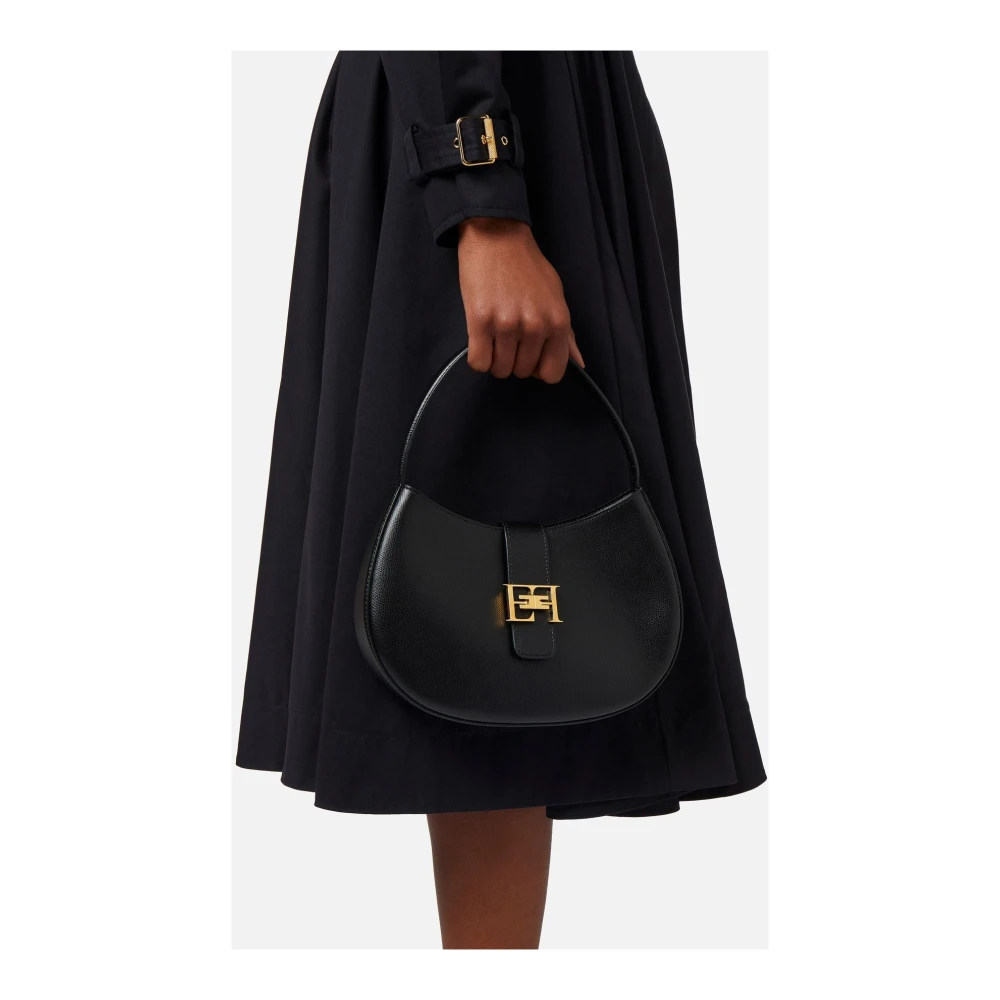 Elisabetta Franchi Mode Accessoires Tas Black Dames