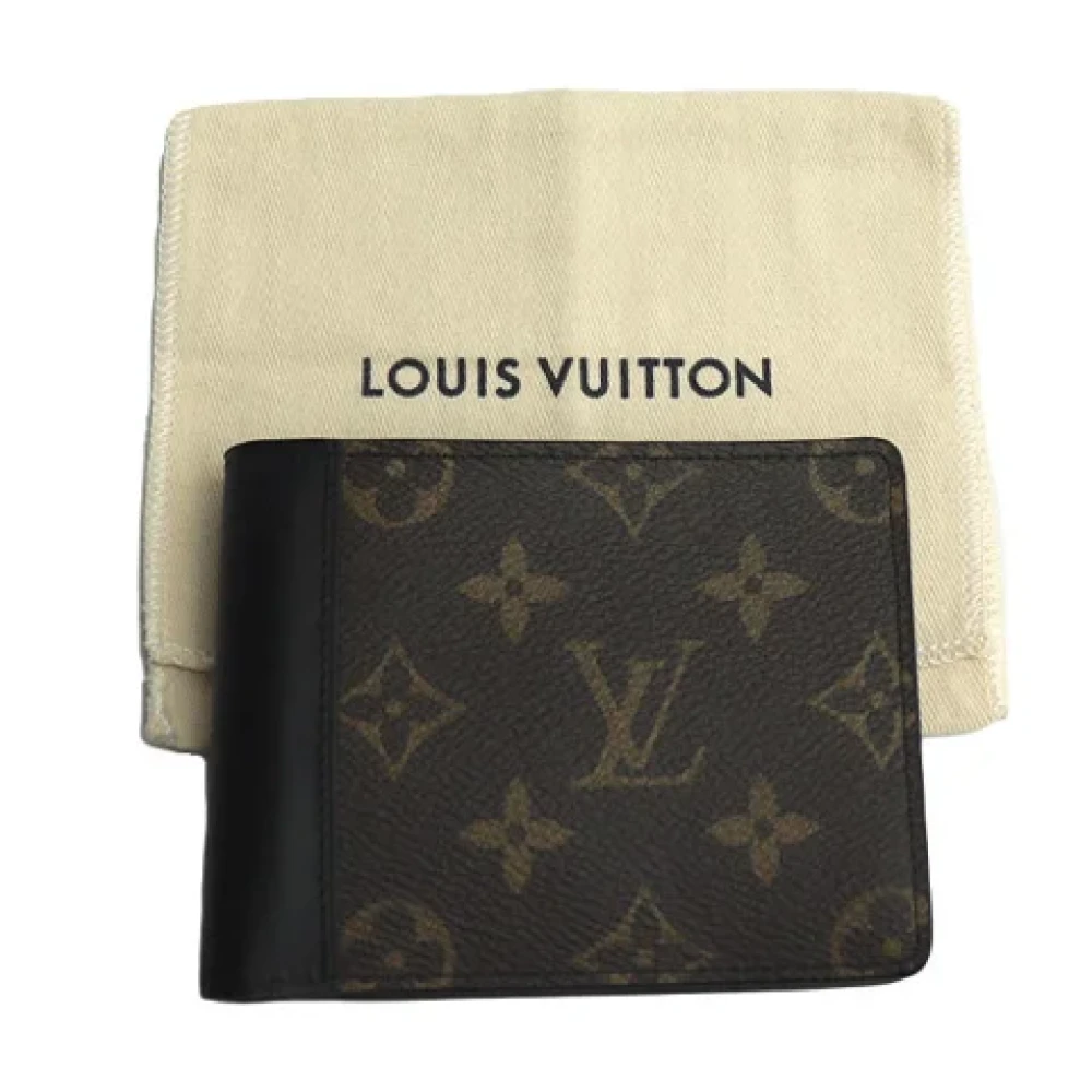 Louis Vuitton Vintage Pre-owned Fabric wallets Brown Heren