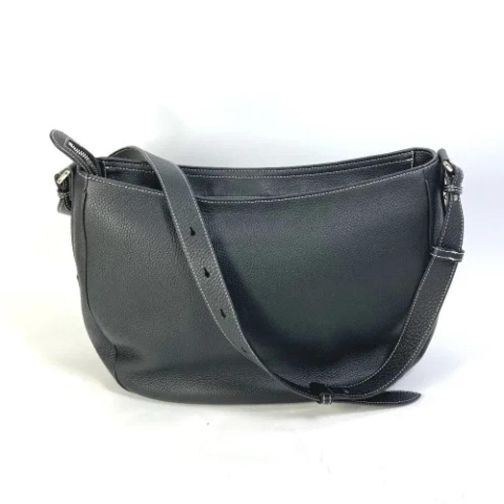 Dior Vintage Pre-owned Leather dior-bags Black Dames