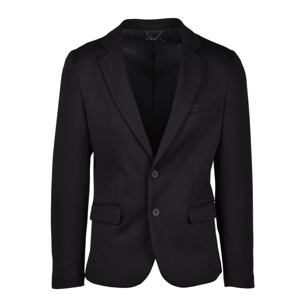Antony Morato Stijlvolle Jas met Polyester Mix Black Heren