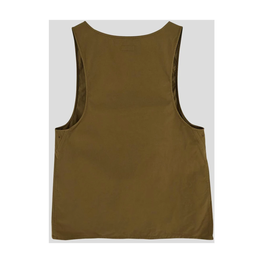 Saint Laurent Sleeveless Top Green Dames
