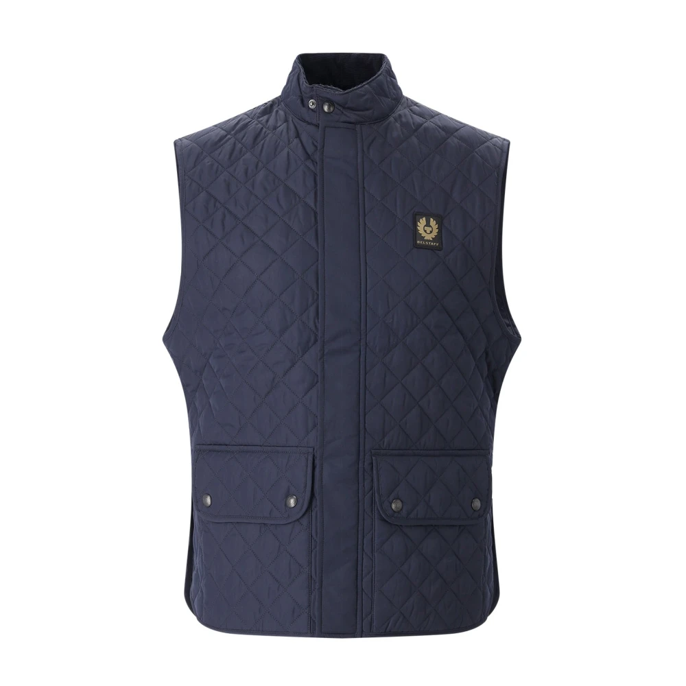 Belstaff Vests - Male - Waistcoats - Blue - Xl - Jackets