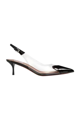 Hjärta Slingbacks i Patent Lammhud