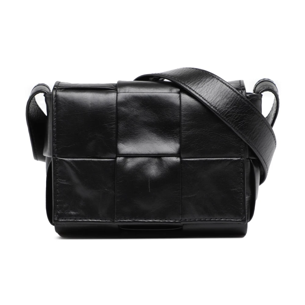 Bottega Veneta Vintage Donna Nero Pre-Owned, Taglia Unica, Used,