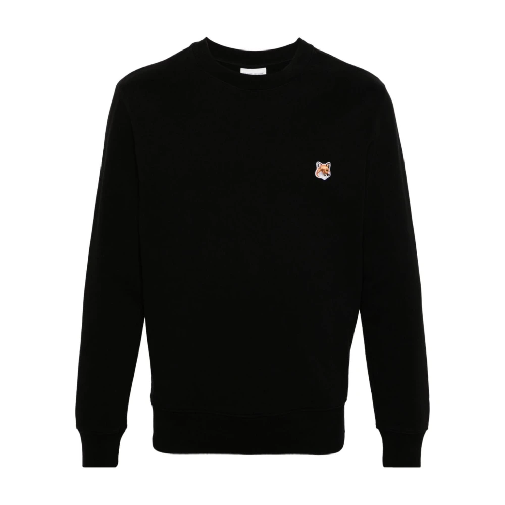 Maison Kitsuné Men's Black Clothing Sweatshirts Ss24