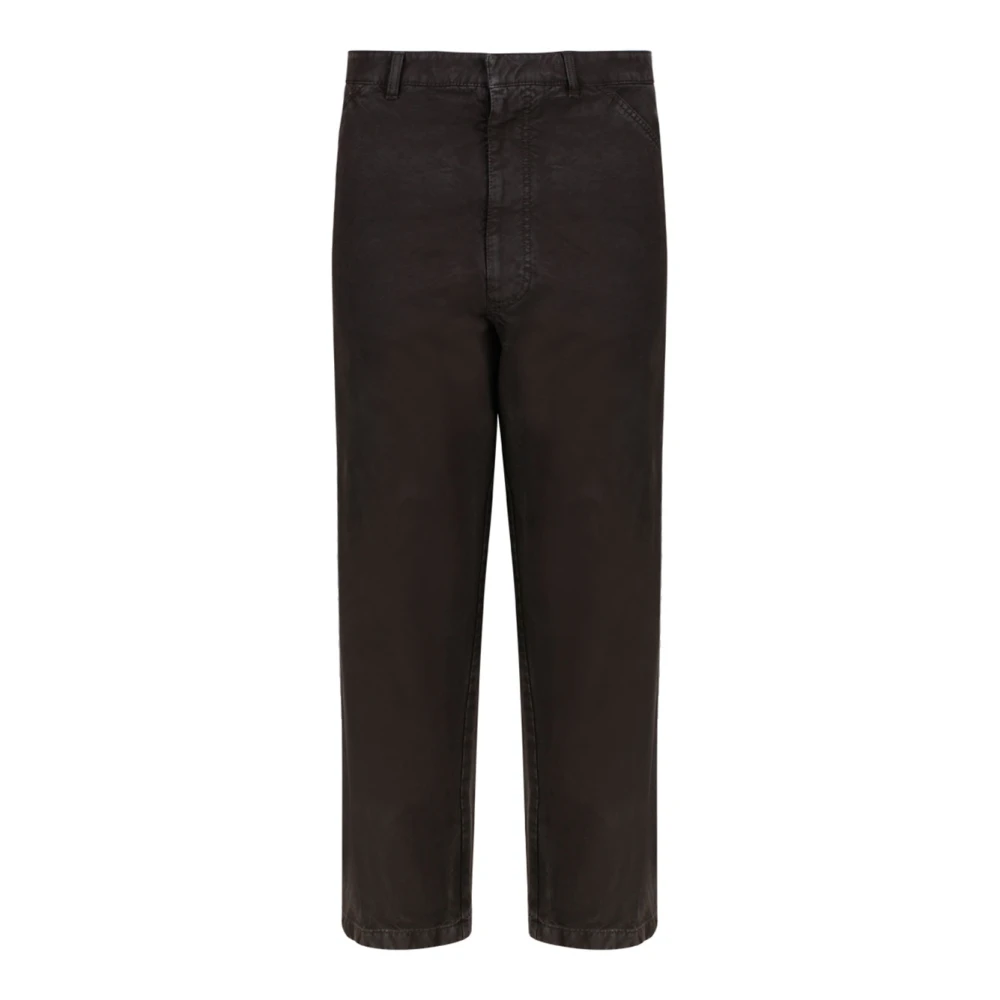 Prada Wide Leg Trousers - Male - Straight Trousers - Brown - M - Trousers - Image 2