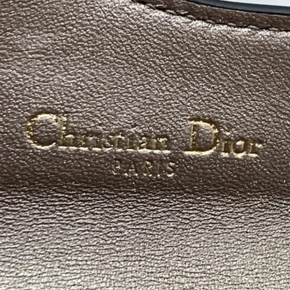 Dior Vintage Pre-owned Leather wallets Yellow Dames