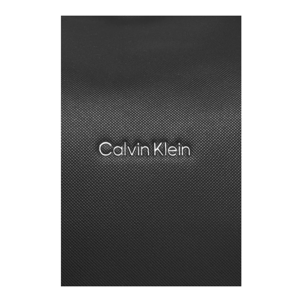 Calvin Klein Zwarte Laptoptas met Schouderband Black Heren
