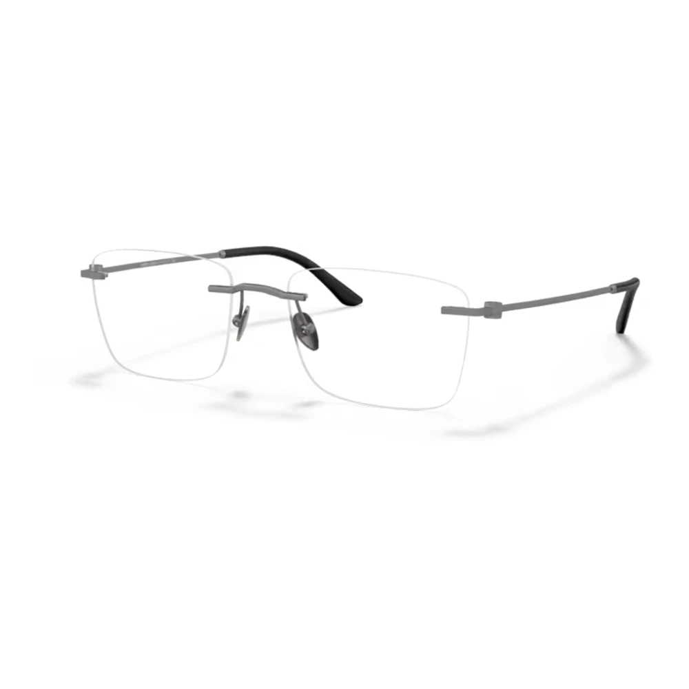 Giorgio Armani Matte Gunmetal Eyewear Frames Ar 5124 - Unisex - Glasses - Black - 55 Mm - Accessories