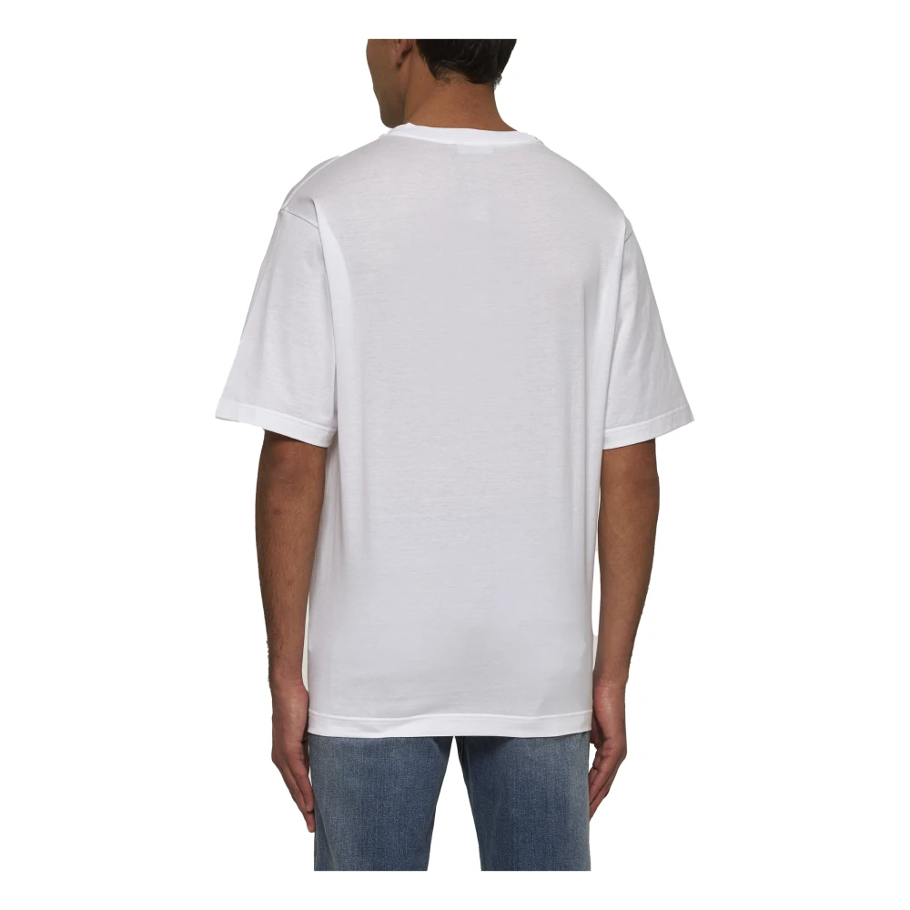 Dolce & Gabbana Witte T-shirts en Polos White Heren