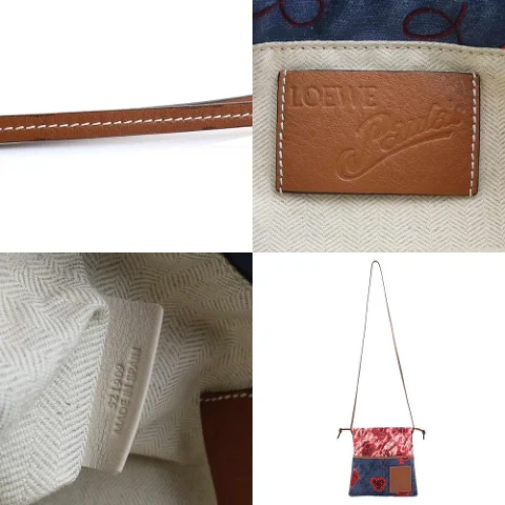 Loewe Pre-owned Canvas shoulder-bags Multicolor Dames