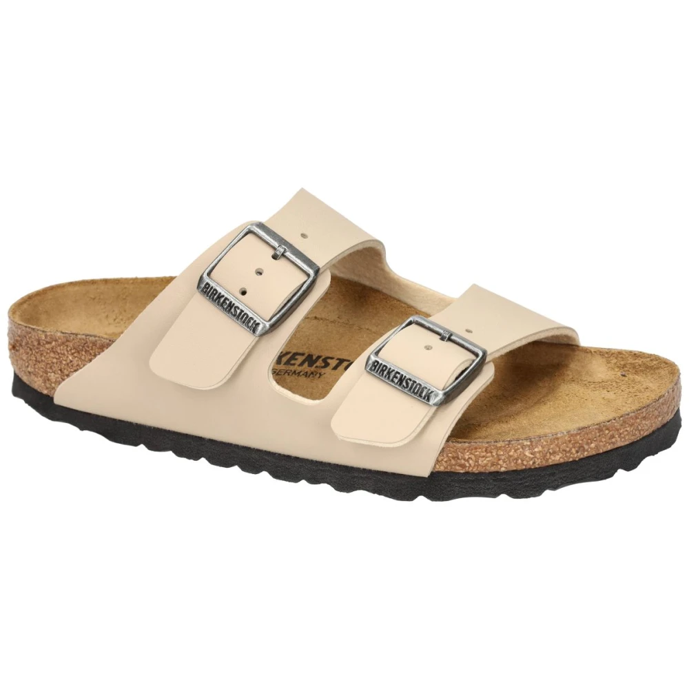 Birkenstock Women's Beige Arizona Narrow Fit - Sliders - 7 Uk - Shoes