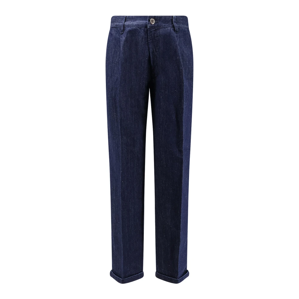 Pt Torino Mannelijk Blauw Jeans Heren, W37, Katoen, Straight Jeans