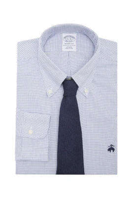 Regent Regular Fit Supima Bomull Non-Iron Button Down Skjorta
