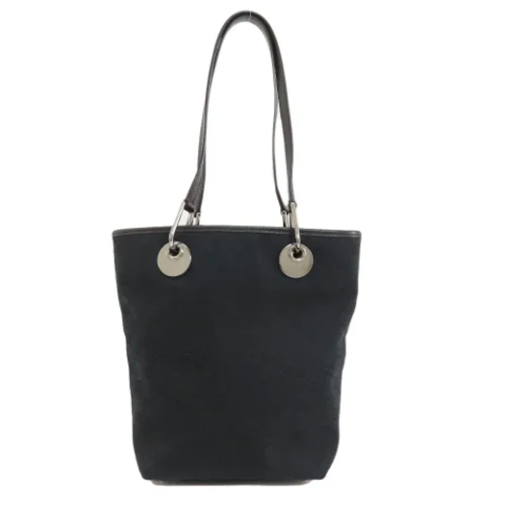 Gucci Vintage Pre-owned Canvas gucci-bags Black Dames