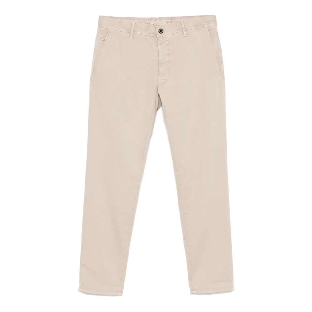 Incotex Slim Fit Beige Chino Broek Beige Heren