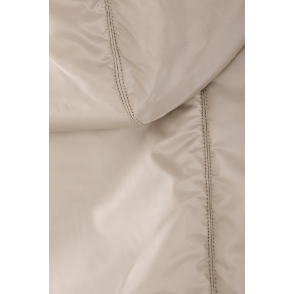 Max Mara Waterafstotende Hoodie Jas Brown Dames