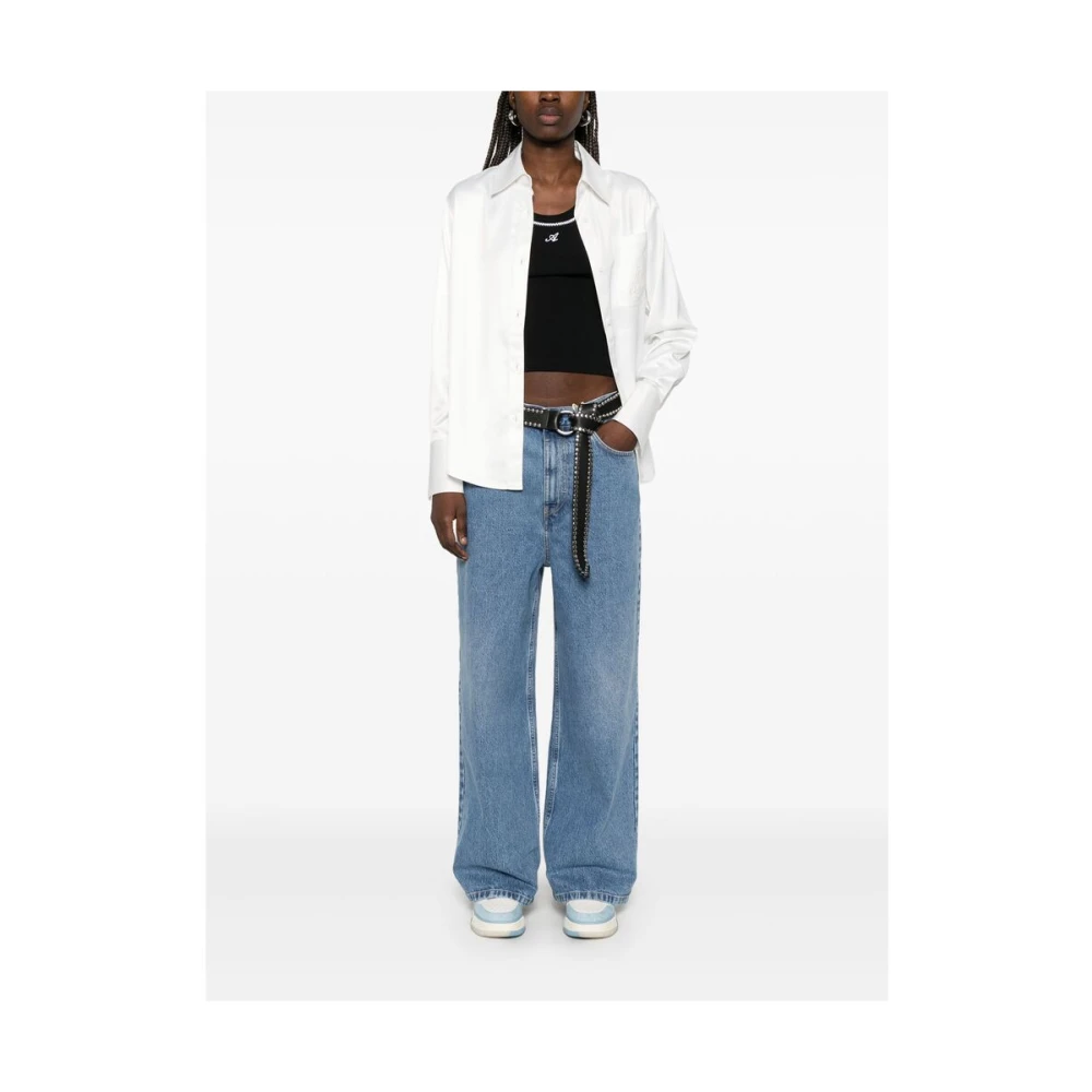 Axel Arigato Clara Wide-Leg Jeans Blue Dames