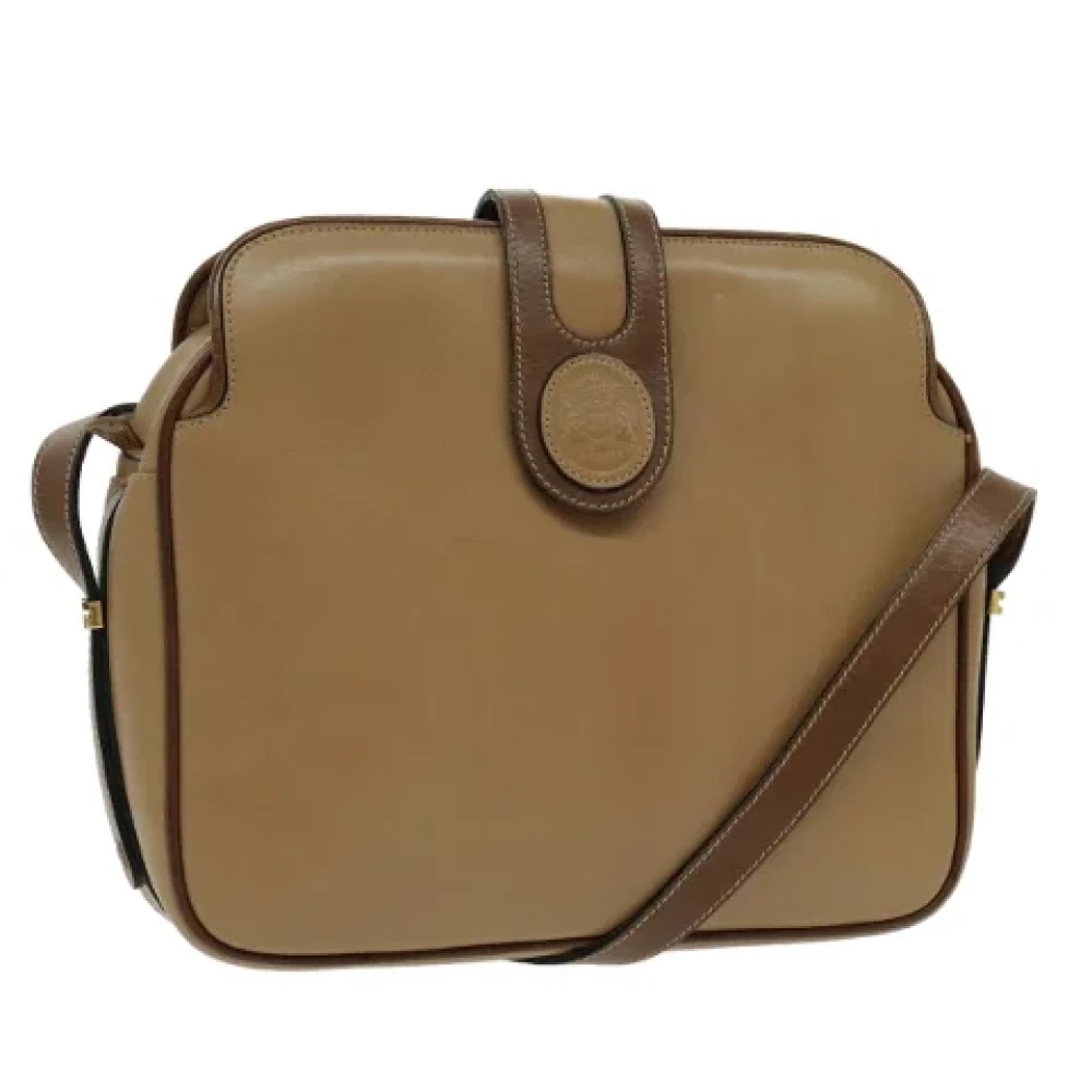 Celine Vintage Pre-owned Leather shoulder-bags Brown Dames