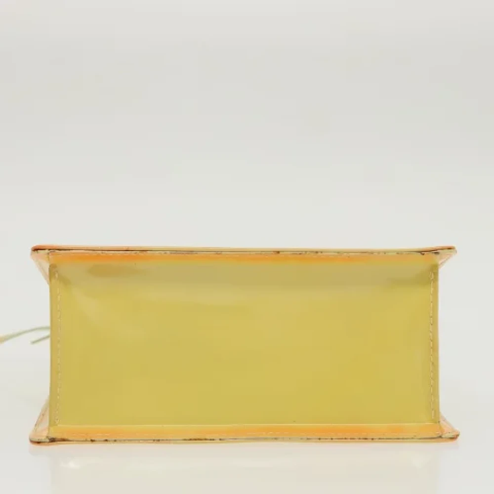 Louis Vuitton Vintage Pre-owned Leather handbags Yellow Dames